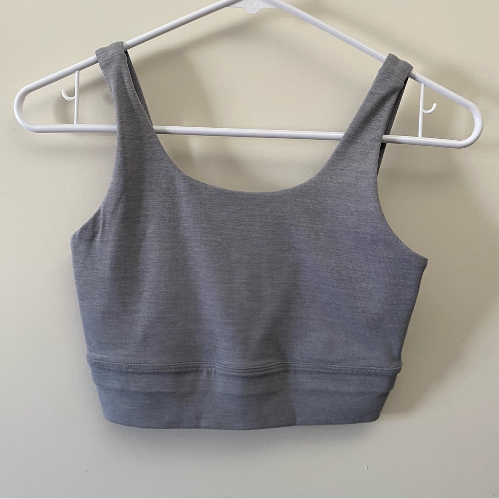 Nike Yoga Sports Bra, Grey, XS